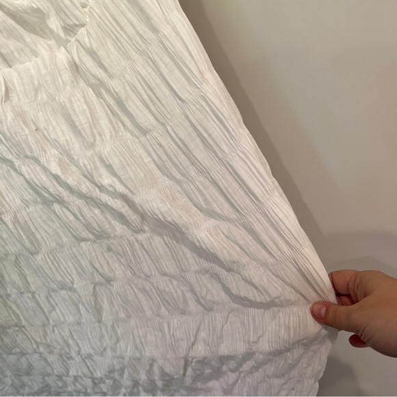 ELOQUII white one shoulder midi dress - Picture 5 of 9